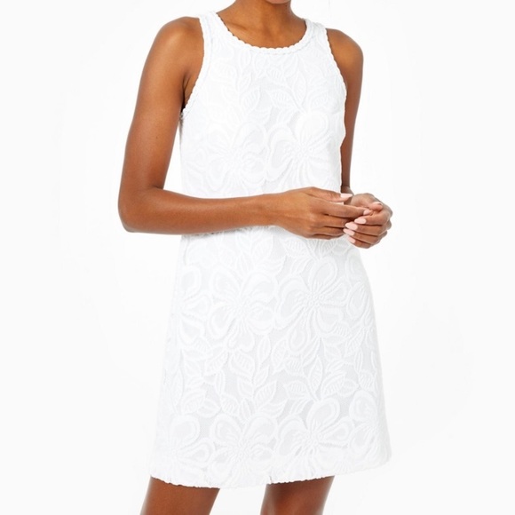 Lilly Pulitzer Dresses & Skirts - Lilly Pulitzer | NEW white Marquette shift dress size large